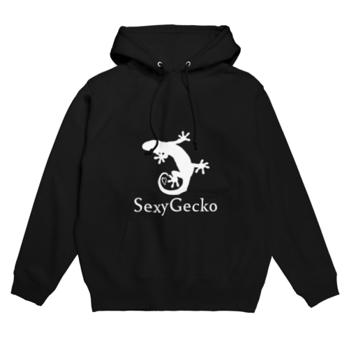 Sexy Gecko（白） Hoodie