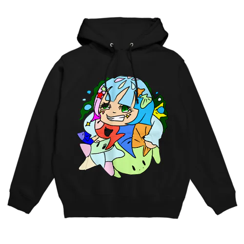 クラゲ少女 Hoodie