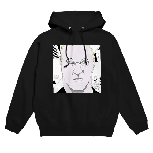 白人の中年紳士 Hoodie