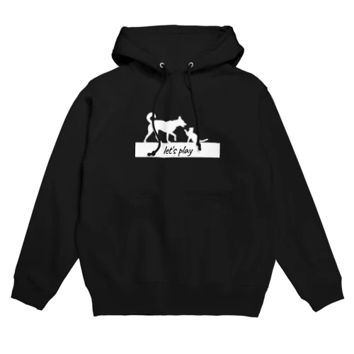 犬と猫 Hoodie