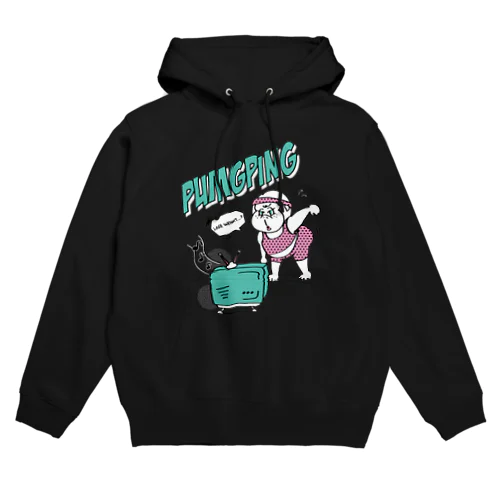 エアロビするゴリラさんパーカー（ホワイト以外） Hoodie