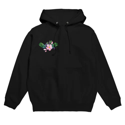 水彩花柄気分 Hoodie