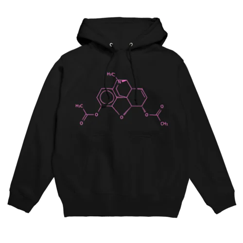 ヘロインの分子構造 Hoodie