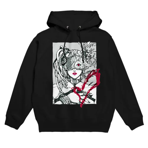 HATSUKOI/ロゴ白 Hoodie