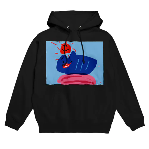 うれしくてあははと笑うねこちゃん Hoodie