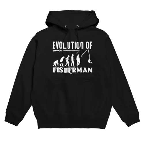 釣り人進化論（濃色用） パーカー