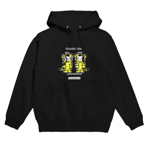 おにぎりキッズ・とらのいをかりるねこ Hoodie