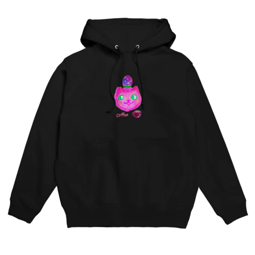 帽子ねこ coffee Hoodie