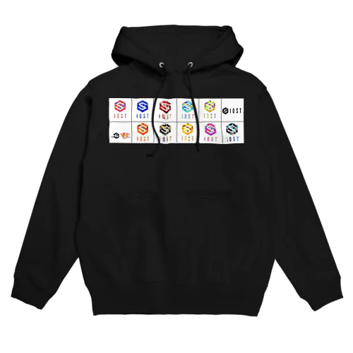 IOST【迷彩ロゴ】カラフルデザイン Hoodie