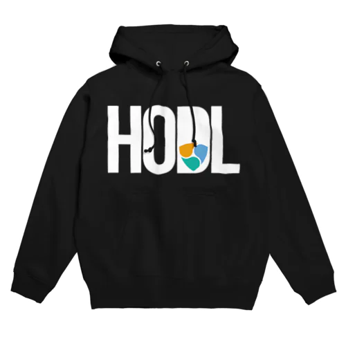 HODL XEM #2 Whitefont パーカー