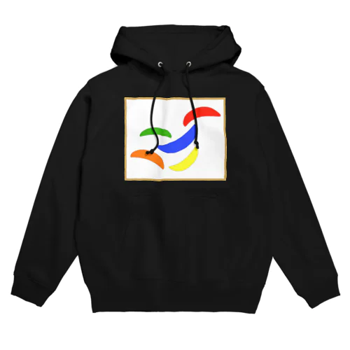 虹三日月パーカー Hoodie