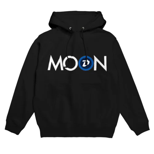 MOON DGB whitefont パーカー