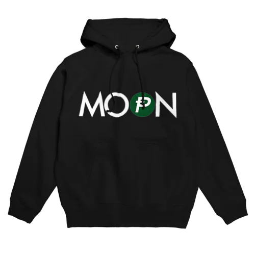 MOON POT whitefont Hoodie