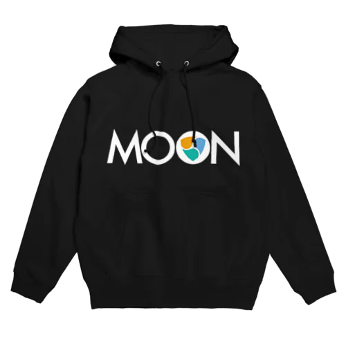 MOON XEM whitefont Hoodie