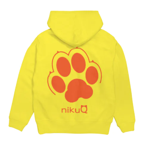 肉球をモチーフにしたオリジナルブランド「nikuQ」（犬タイプ）です パーカー