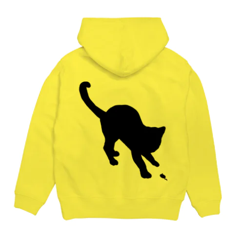 猫　シルエット Hoodie