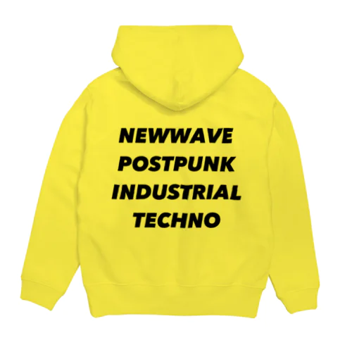 NEWWAVE POSTPUNK INDUSTRIAL TECHNO パーカー