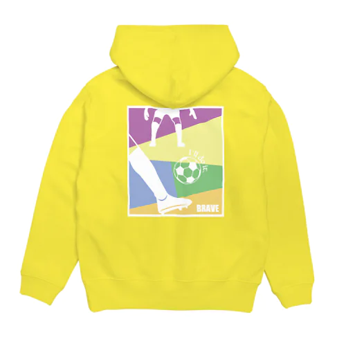 BRF1　サッカー　イラストカラー Hoodie