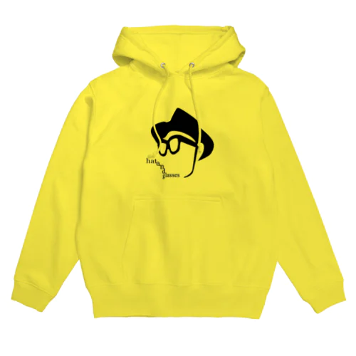 ワンポイント　ハットとメガネ（22/11） Hoodie