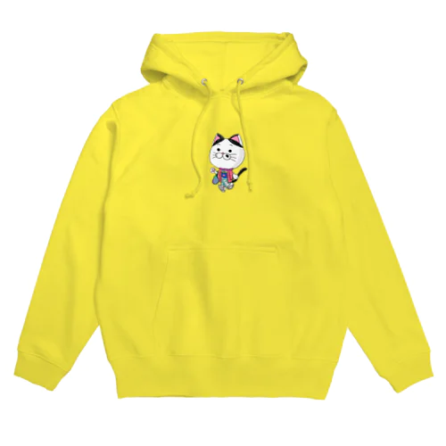 お着物でお出かけニャンコ Hoodie