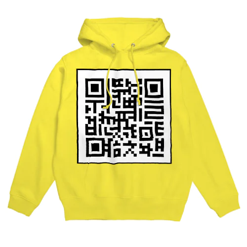 QRコードに空目するハングル Hoodie