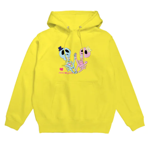 ドクロの二人 Hoodie