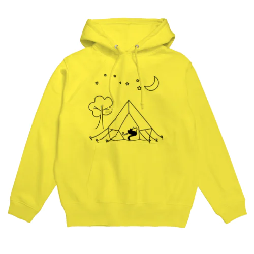 キャンプ猫 Hoodie