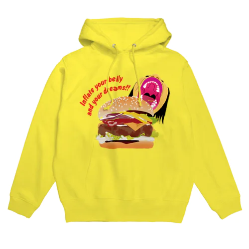 ハンバーガー Hoodie