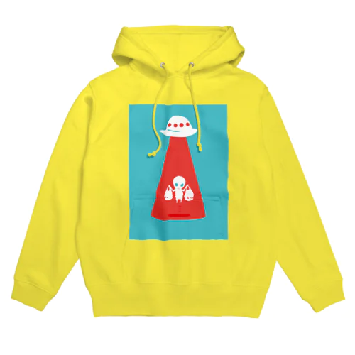 未確認長袖＜お買い物帰りの宇宙人＞ Hoodie