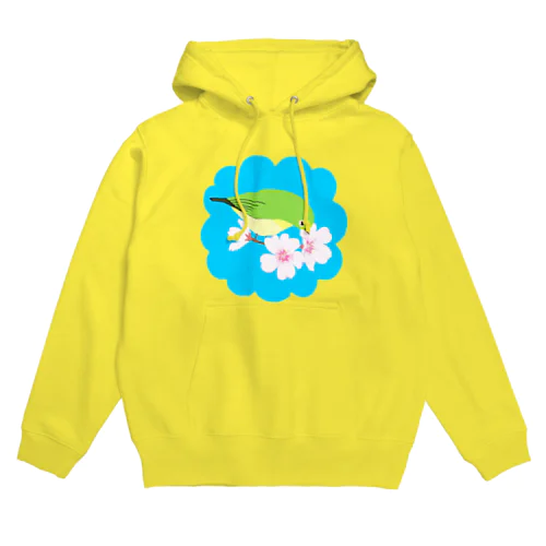 桜とメジロさん Hoodie