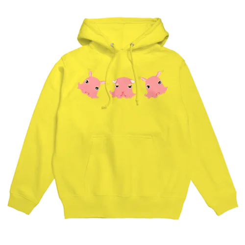 3匹のメンダコさん Hoodie