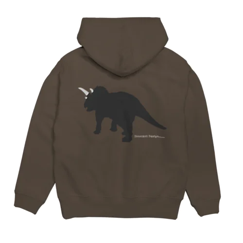 トリケラトプスのシルエット Hoodie