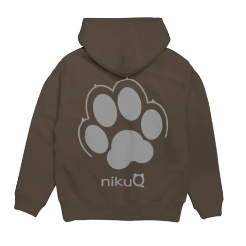 肉球をモチーフにしたオリジナルブランド「nikuQ」（犬タイプ）です Hoodie