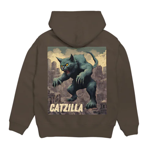 ゴジラになりたい猫 CATZILLA Hoodie