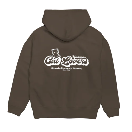 アメリカンクラシックな猫好きパーカー登場🐱（白マーク） Hoodie