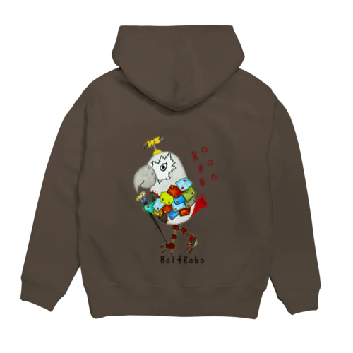  ROBOBO ヨウムのボルトロボ Hoodie