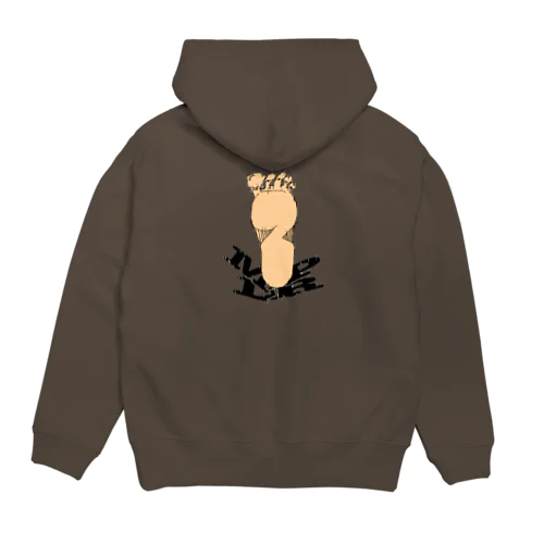 the sole of the foot. Hoodie