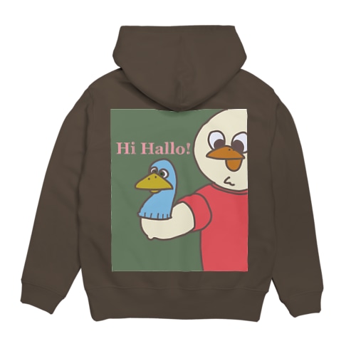 こんにちは鳥 Hoodie