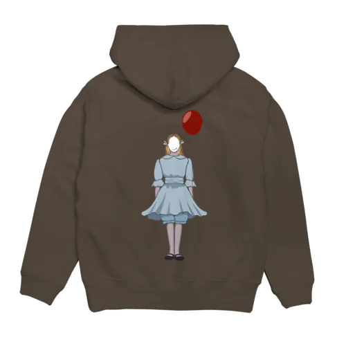 風船と女の子 Hoodie