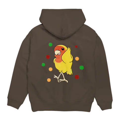 コザクラインコ（ダンシング・アフリカンバージョン） Hoodie