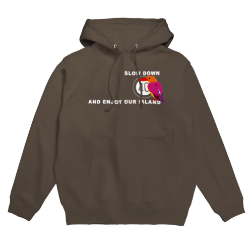 SLOWDOWNアカショウビン Hoodie