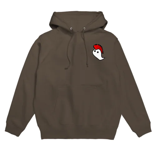 ヒャッハーって言いそうなおばけ ポイント Hoodie