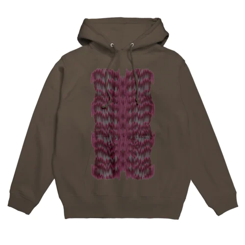 針の山　あずき色 Hoodie