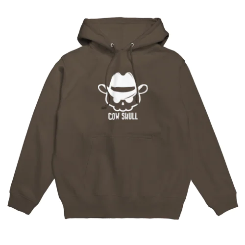 COW SKULL テンガロンハットドクロ ホワイト Hoodie