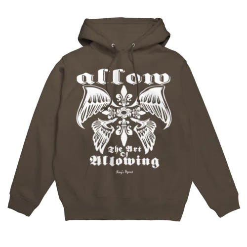 allow（WHITE） Hoodie