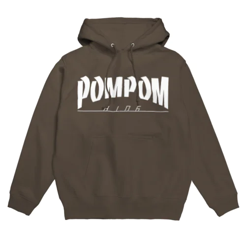 Thrasher Pom Pom Blog Logo（white） Hoodie