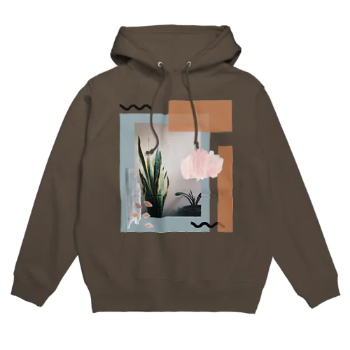 癒しの観葉植物 Hoodie