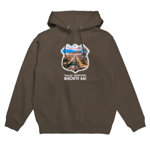 ROUTE66！時を超えた冒険をしよう！（濃色用） Hoodie