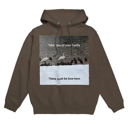 the parents and children of a swan Hoodie