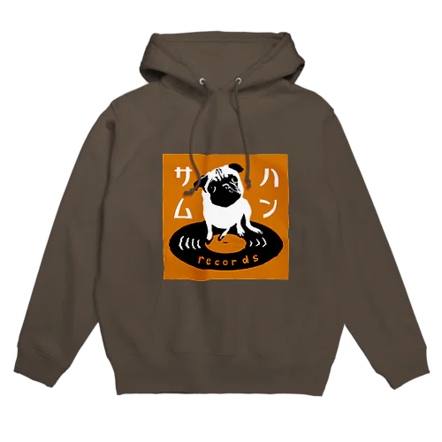 ハンサムレコードロゴ（黄色） Hoodie